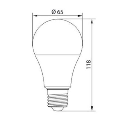 LED Žarnica LEDSTAR A65 E27/15W/230V 3000K