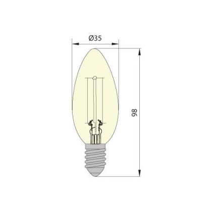 LED žarnica LEDSTAR CLASIC E14/5W/230V 3000K