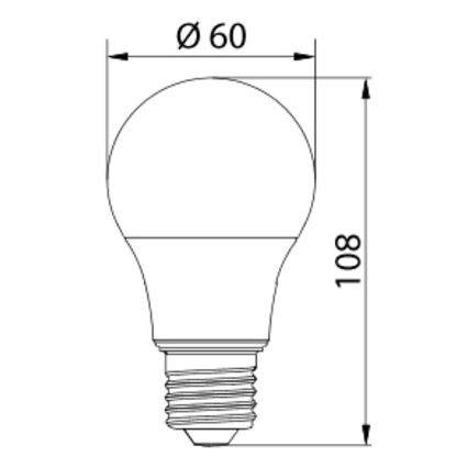 LED Žarnica LEDSTAR E27/10W/230V 4000K