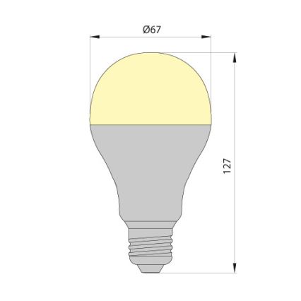 LED Žarnica LEDSTAR ECO E27/12W/230V 4000K