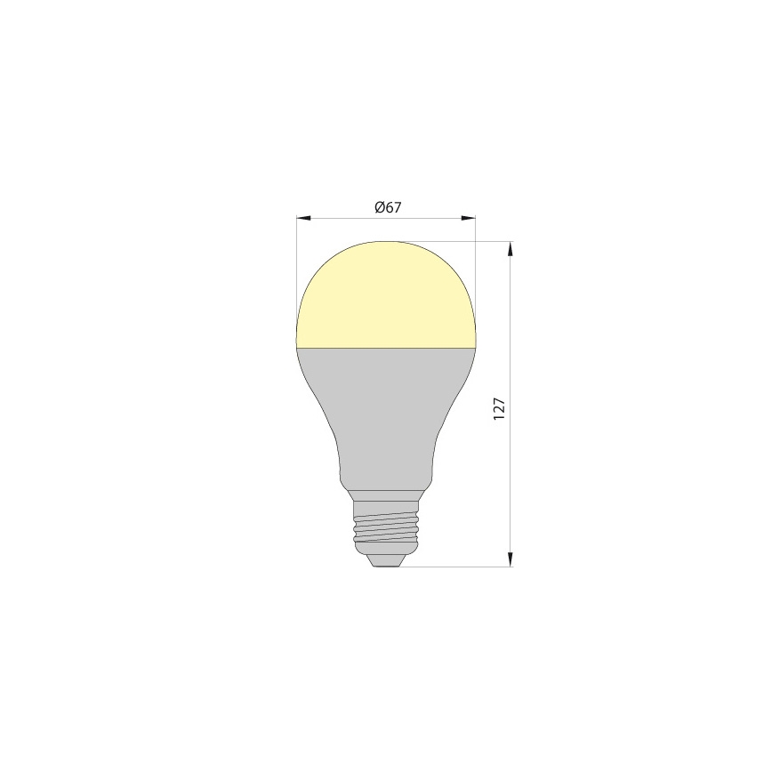 LED Žarnica LEDSTAR ECO E27/12W/230V 4000K