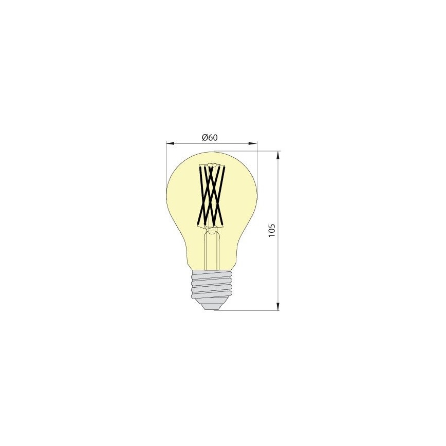 LED Žarnica LEDSTAR VINTAGE E27/10W/230V 4000K