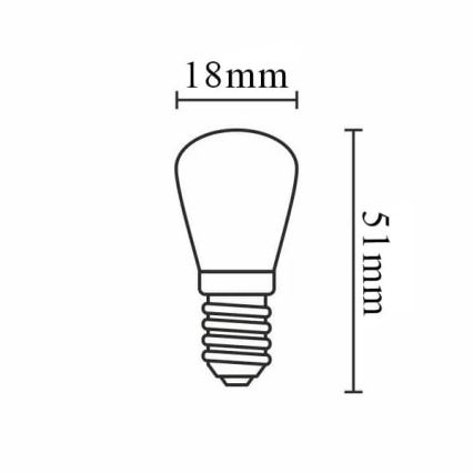 LED Žarnica MINI E14/3,5W/230V 4000K