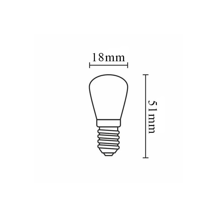 LED Žarnica MINI E14/3,5W/230V 4000K