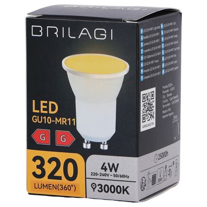 LED žarnica MR11 GU10/4W/230V 3000K - Brilagi