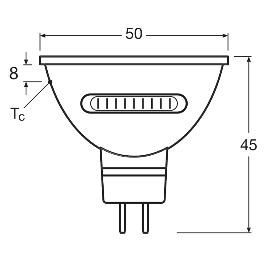 LED žarnica MR16 GU5,3/5,6W/12V 2700/4000/6500K 36° - Osram