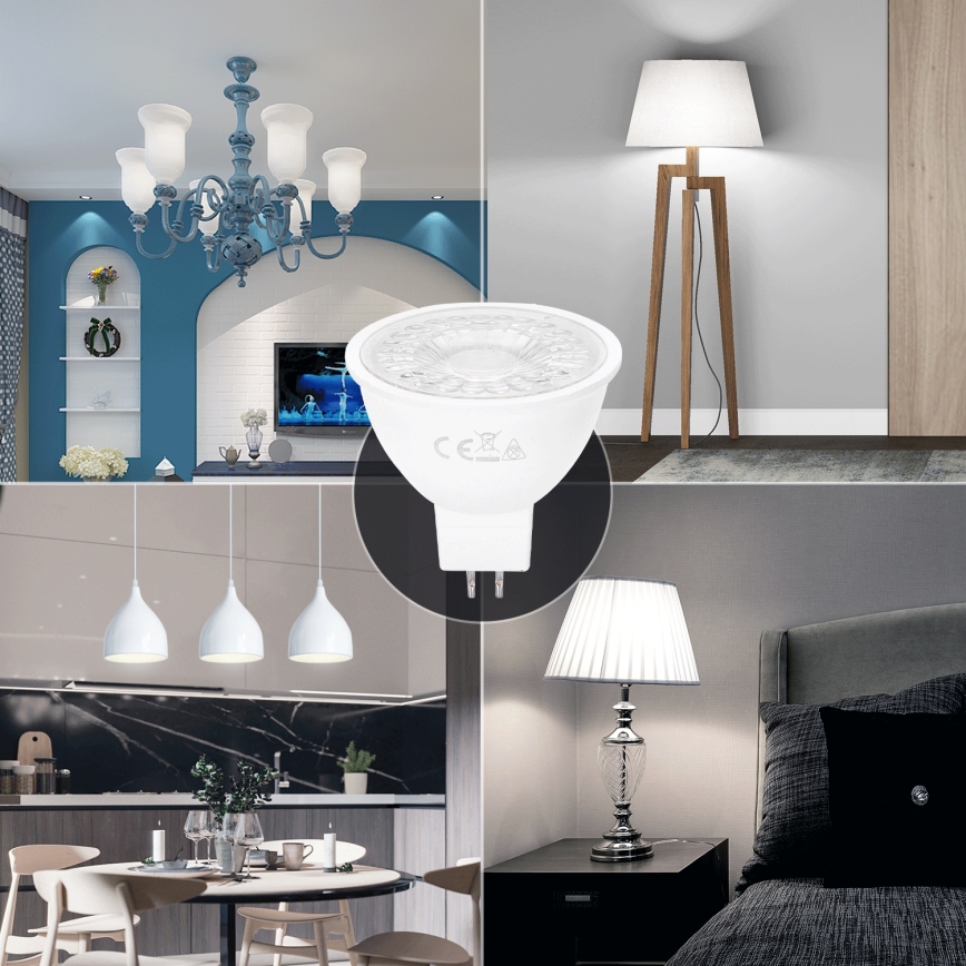 LED Žarnica MR16 GU5,3/6W/12V 6500K - Aigostar