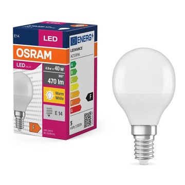 LED Žarnica P40 E14/4,9W/230V 2700K - Osram
