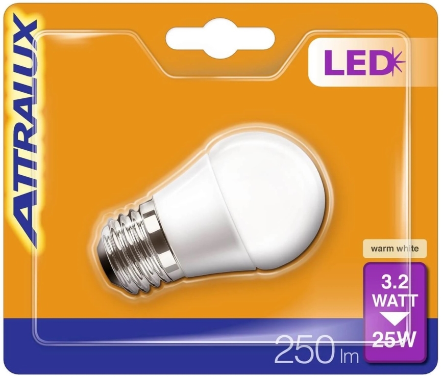 LED Žarnica P45 E27/3,2W/230V 2700K - Attralux