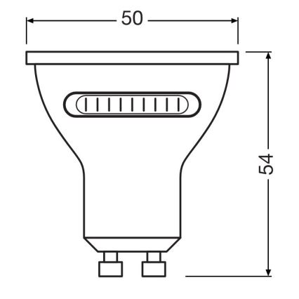 LED Žarnica PAR16 GU10/4,2W/230V 2700/4000/6500K 36° - Osram