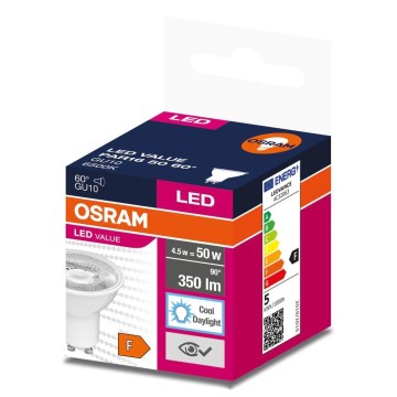 LED žarnica PAR16 GU10/4,5W/230V 6500K 60° - Osram