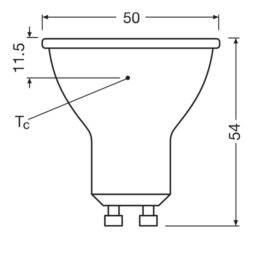 LED Žarnica PAR16 GU10/6,9W/230V 6500K - Osram