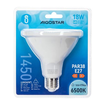 LED Žarnica PAR38 E27/18W/230V 6500K - Aigostar