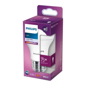 LED Žarnica Philips A60 E27/10W/230V 4000K