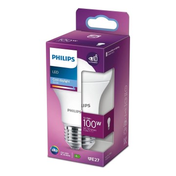 LED Žarnica Philips A60 E27/12,5W/230V 6500K