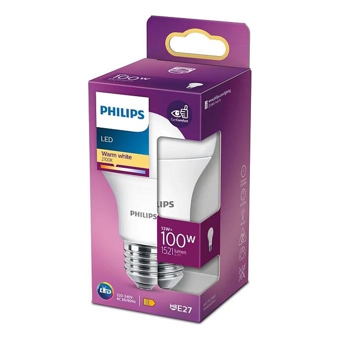 LED Žarnica Philips A60 E27/13W/230V 2700K