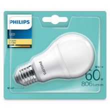 LED Žarnica Philips A60 E27/9W/230V 4000K