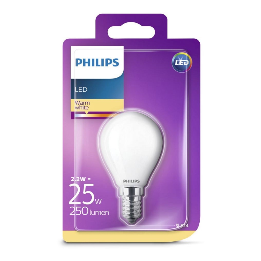 LED Žarnica Philips E14/2,2W/230V 2700K