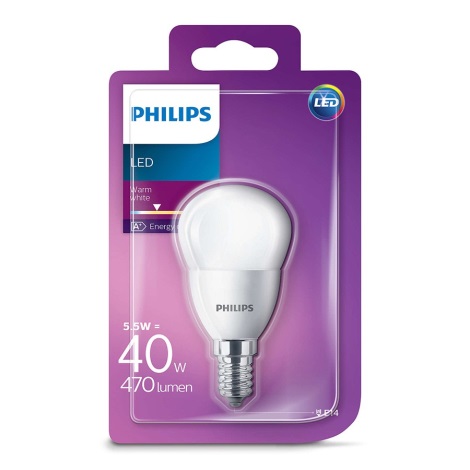LED Žarnica Philips E14/5,5W/230V 2700K