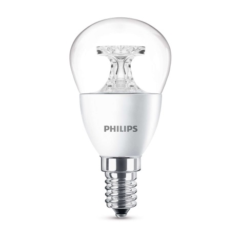 LED žarnica Philips E14/5,5W/230V - LUSTER prozorna