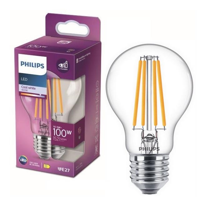 LED Žarnica Philips E27/10,5W/230V 4000K