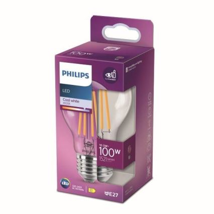 LED Žarnica Philips E27/10,5W/230V 4000K