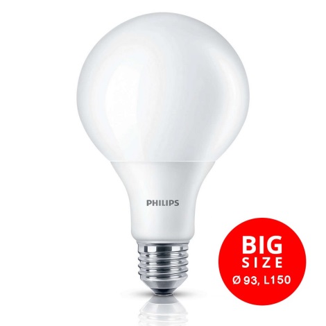 LED žarnica PHILIPS E27/9,5W/230V 2700K - LED GLOBE