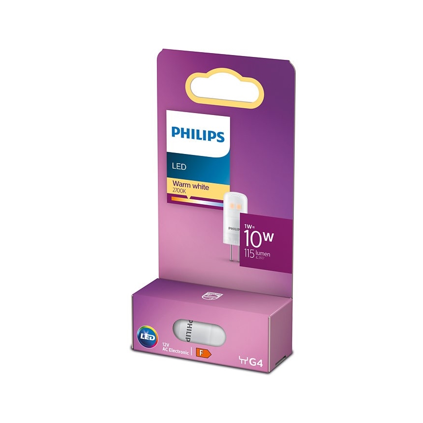 LED Žarnica Philips G4/1W/12V 2700K