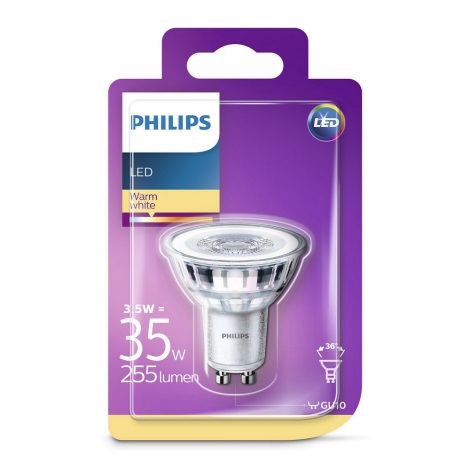 LED Žarnica Philips GU10/3,5W/230V 2700K