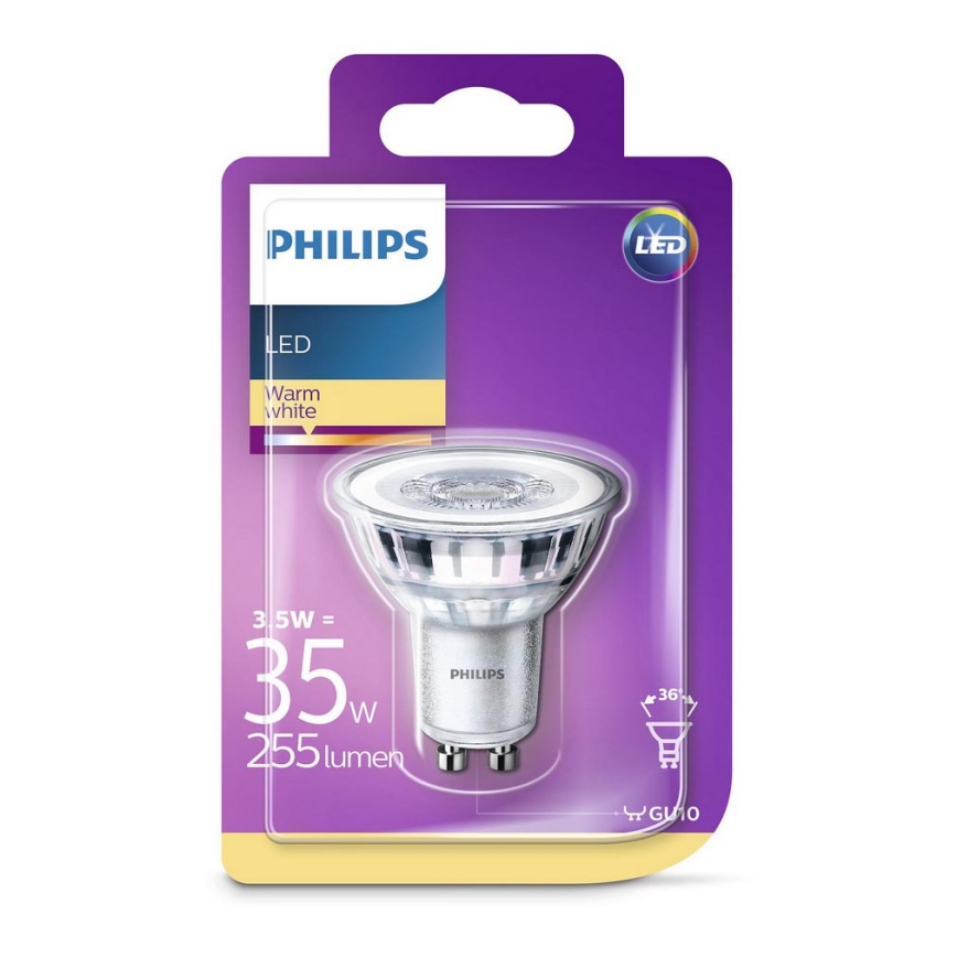 LED Žarnica Philips GU10/3,5W/230V 2700K