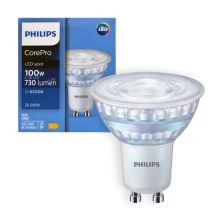 LED Žarnica Philips GU10/6,7W/230V 6500K