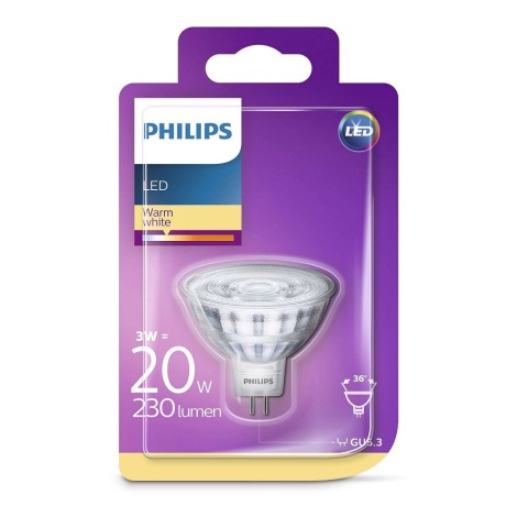 LED Žarnica Philips GU5.3/3W/12V 2700K