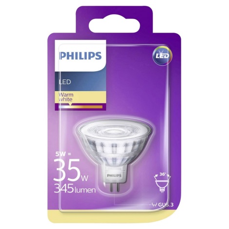 LED Žarnica Philips GU5.3/5W/12V 2700K