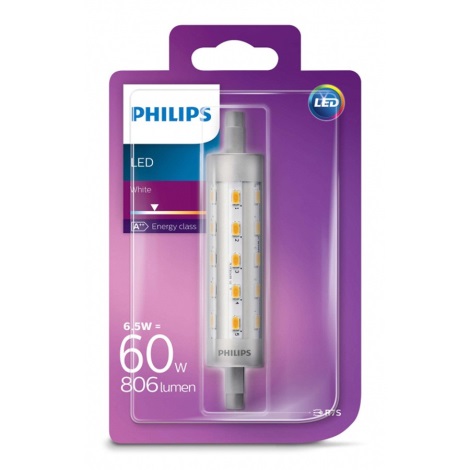 LED Žarnica Philips LINEAR  R7s/6,5W/230V 3000K 118mm