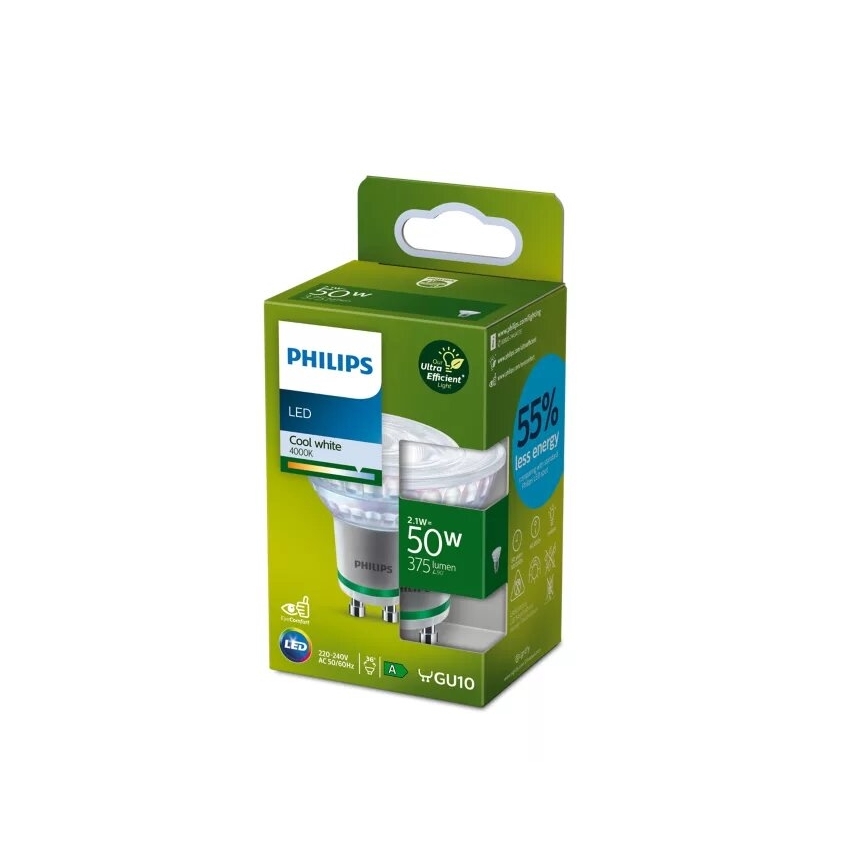 LED Žarnica Philips PAR16 GU10/2,1W/230V 4000K