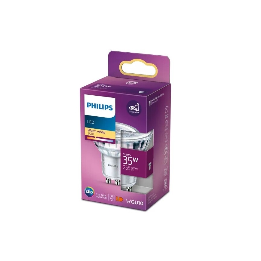 LED Žarnica Philips PAR16 GU10/3,5W/230V 2700K