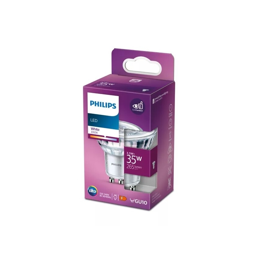 LED Žarnica Philips PAR16 GU10/3,5W/230V 3000K