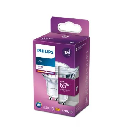 LED Žarnica Philips PAR16 GU10/4,9W/230V 3000K
