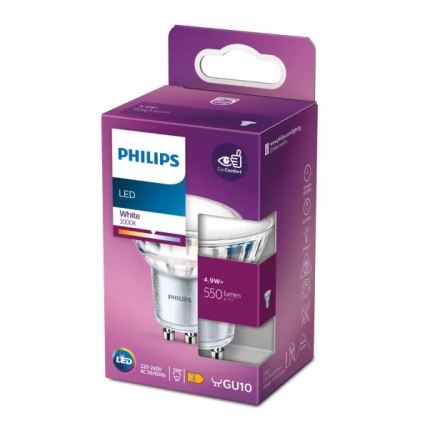 LED Žarnica Philips PAR16 GU10/4,9W/230V 3000K