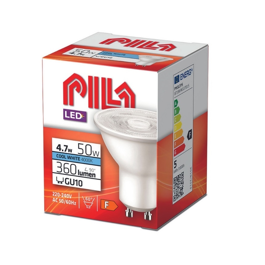 LED Žarnica Philips Pila PAR16 GU10/4,7W/230V 4000K