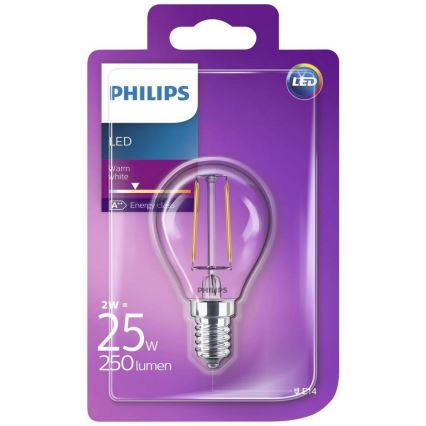 LED Žarnica Philips VINTAGE E14/2W/230V 2700K
