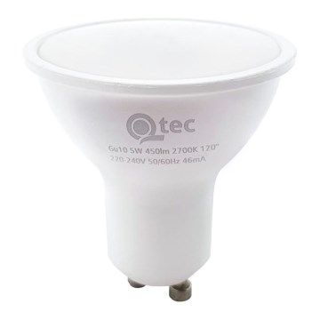 LED Žarnica Qtec GU10/5W/230V 2700K