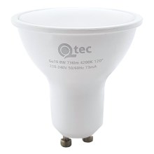 LED Žarnica Qtec GU10/8W/230V 4200K