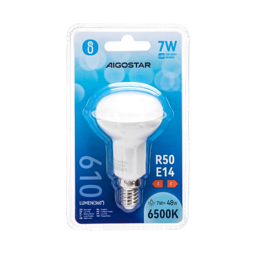LED Žarnica R50 E14/7W/230V 6500K - Aigostar