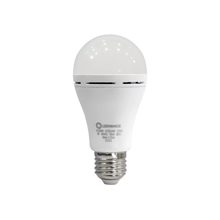 LED Žarnica RECHARGEABLE A60 E27/8W/230V 2700K - Ledvance