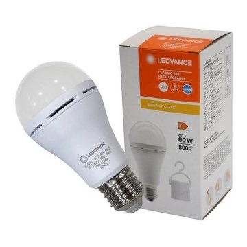 LED Žarnica RECHARGEABLE A60 E27/8W/230V 6500K - Ledvance