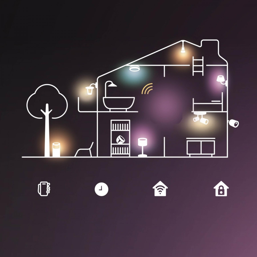 LED žarnica s funkcijo zatemnitve Philips Hue White B39 E14/3,9W/230V 2700K