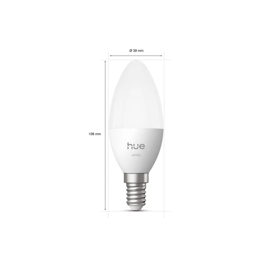 LED žarnica s funkcijo zatemnitve Philips Hue White B39 E14/3,9W/230V 2700K