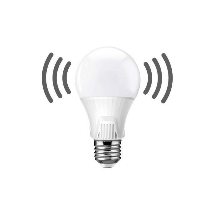 LED Žarnica s senzorjem E27/9W/230V 6500K