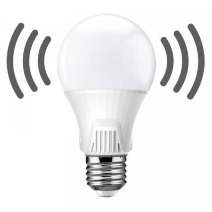 LED žarnica s senzorjem gibanja E27/9W/230V 6500K